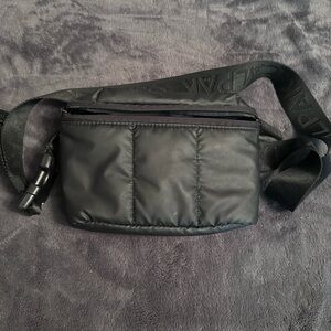 Calpak Black Quilted Crossbody Bag